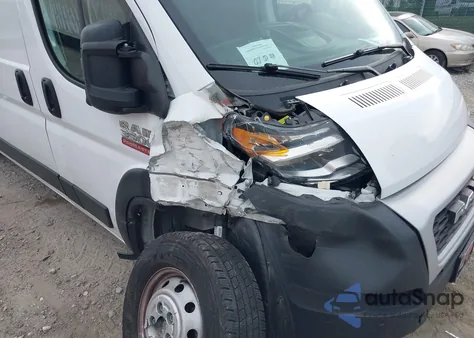 2022 Ram Promaster 3500 Cargo Van High Roof 159 Wb Ext из США, поврежденный, VIN 3C6MRVJG0NE114778